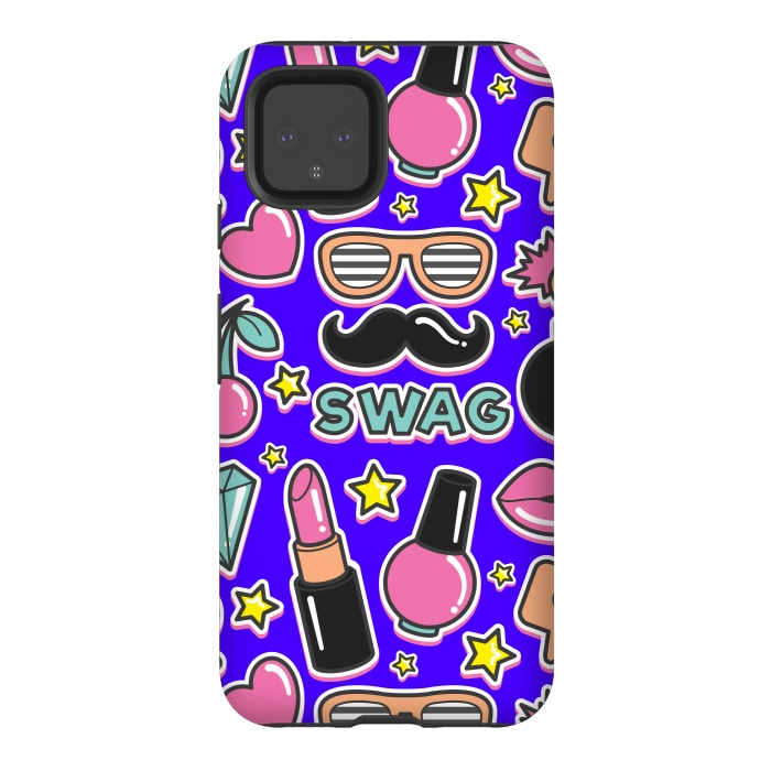 Pixel 4 StrongFit Fashionable Pink Girls by ArtsCase