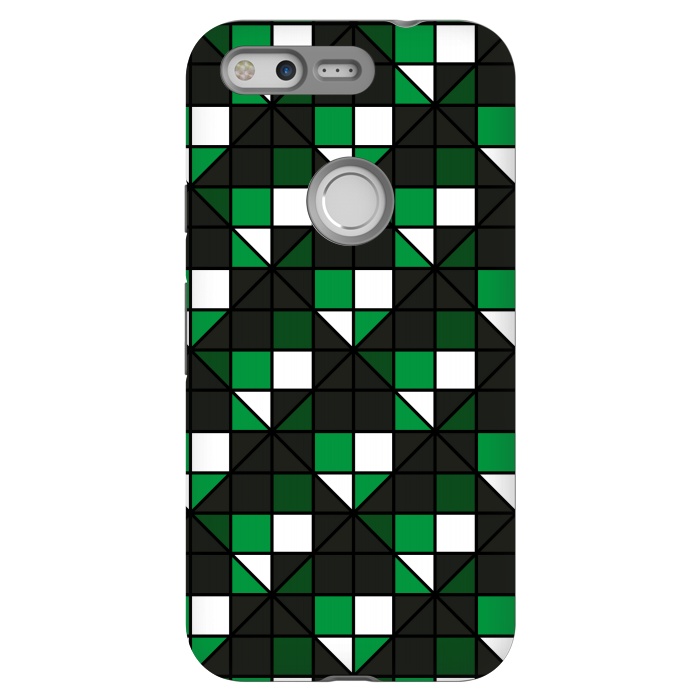 Pixel StrongFit dark green squares by TMSarts