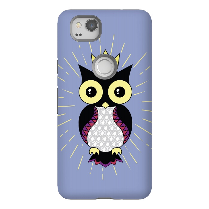 Pixel 2 StrongFit All seeing owl by Laura Nagel
