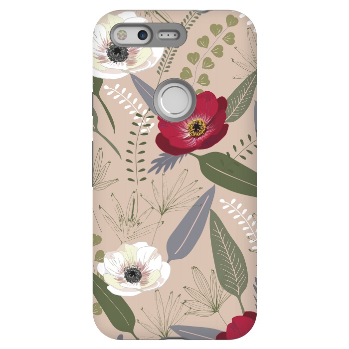 Pixel StrongFit Anemones Pattern by Anis Illustration