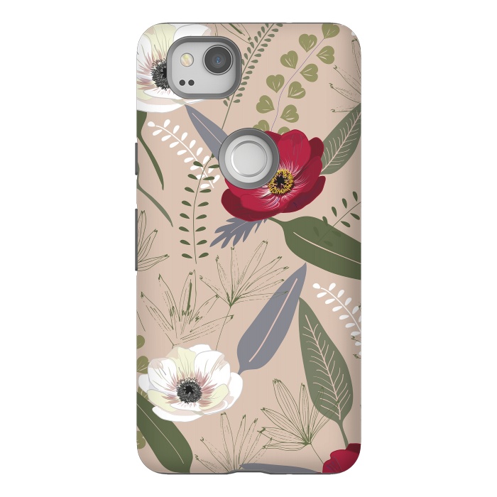 Pixel 2 StrongFit Anemones Pattern by Anis Illustration