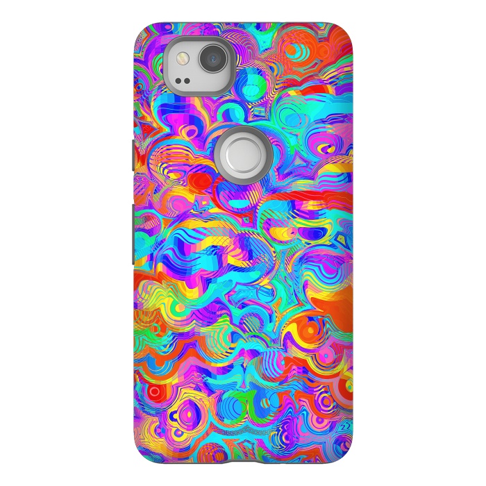 Pixel 2 StrongFit Abstract Colorful Design by Art Design Works