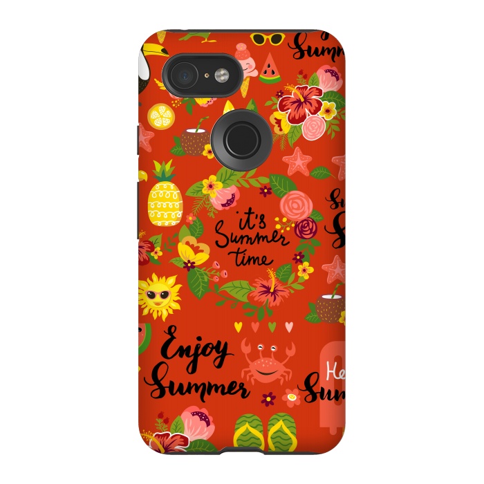 Pixel 3 StrongFit It´s Summer Time  by ArtsCase