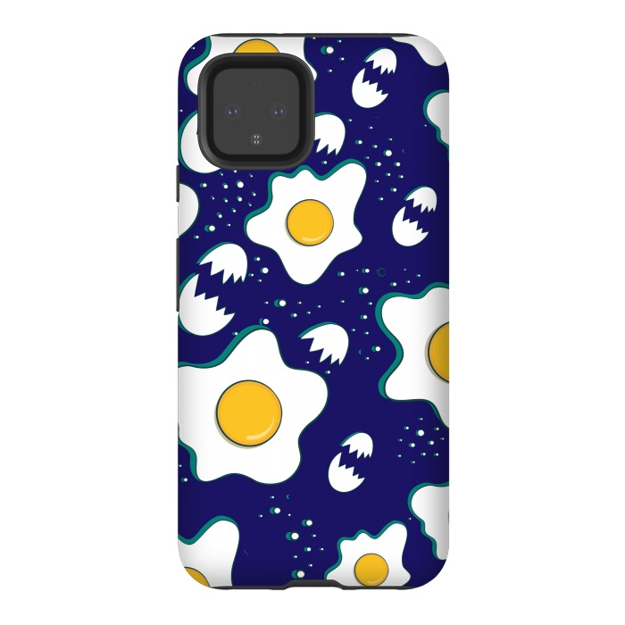 Pixel 4 StrongFit FRIED EGG PATTERN  by MALLIKA