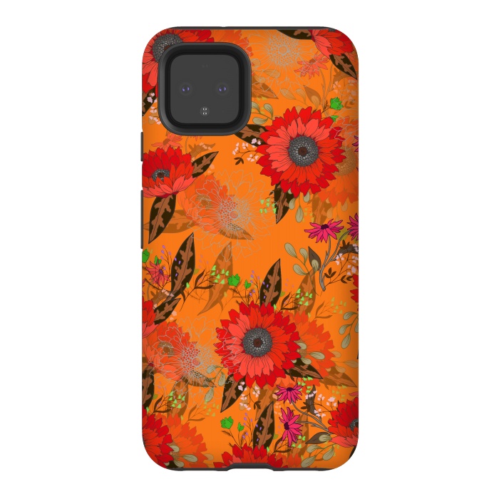 Pixel 4 StrongFit Sunflowers for October by ArtsCase