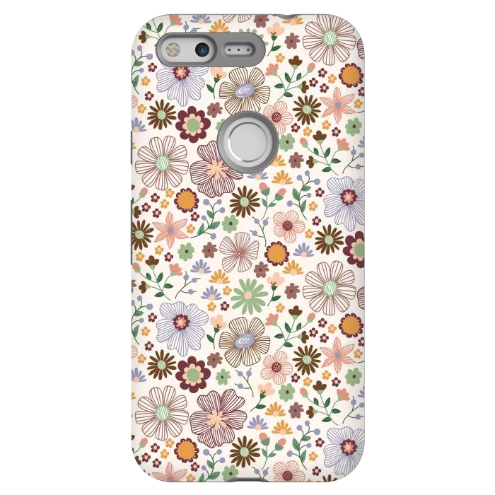 Pixel StrongFit Autumn Wild Bloom by TracyLucy Designs