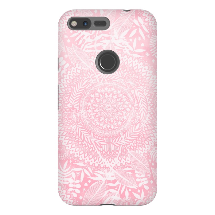 Pixel XL StrongFit Medallion Pattern in Blush Pink by Micklyn Le Feuvre