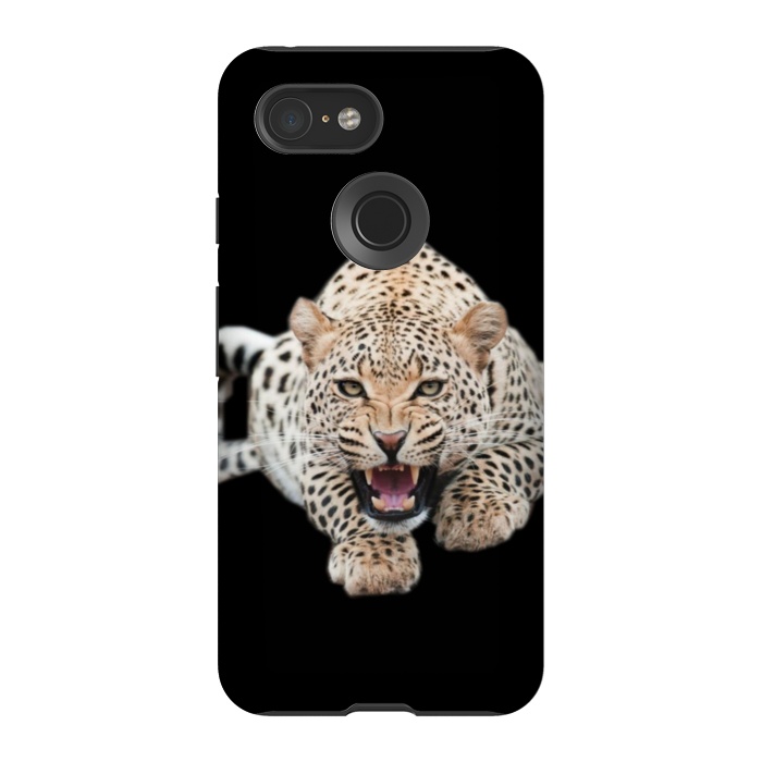 Pixel 3 StrongFit wild leopard by haroulita