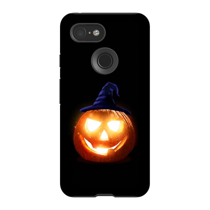 Pixel 3 StrongFit halloween pumpkin by haroulita