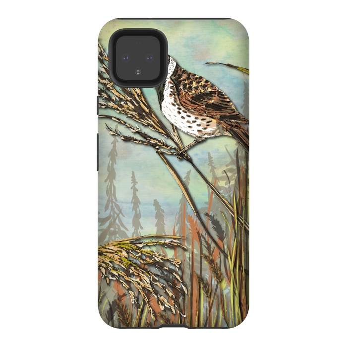 Pixel 4XL StrongFit Reedbunting by Lotti Brown