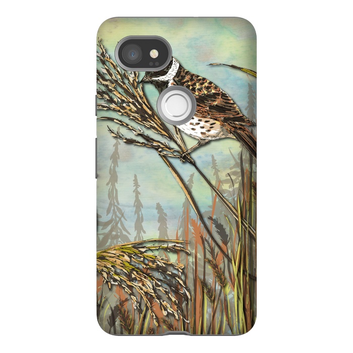 Pixel 2XL StrongFit Reedbunting by Lotti Brown