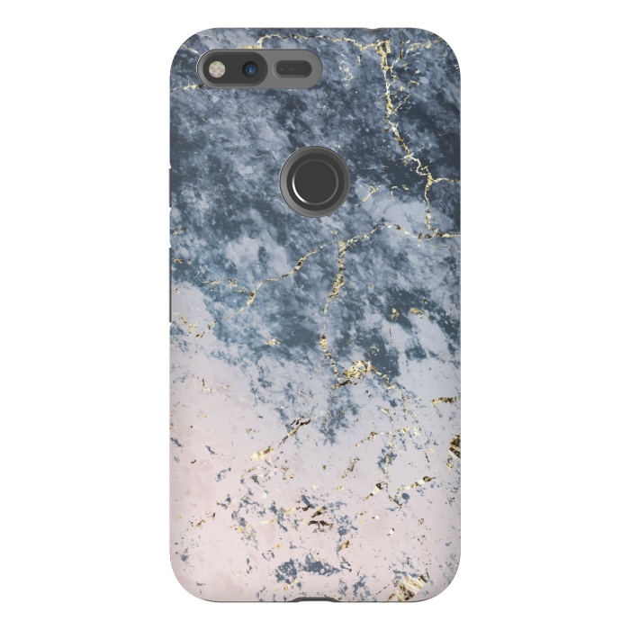 Pixel XL StrongFit Pink and blue marble by Winston