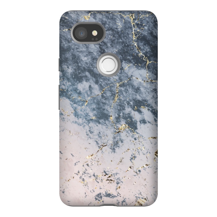 Pixel 2XL StrongFit Pink and blue marble by Winston