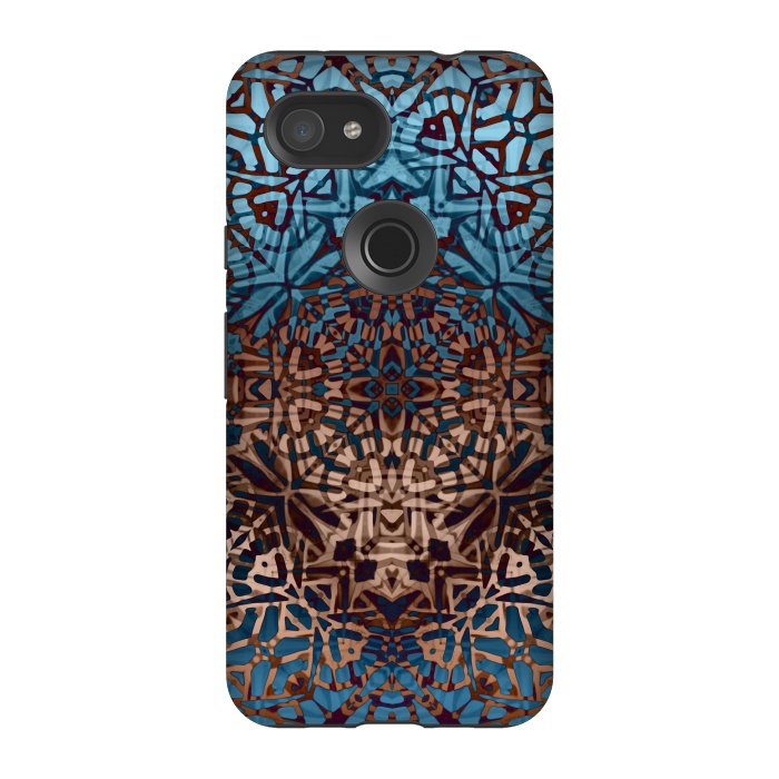Pixel 3A StrongFit Ethnic Tribal Pattern G329 by Medusa GraphicArt
