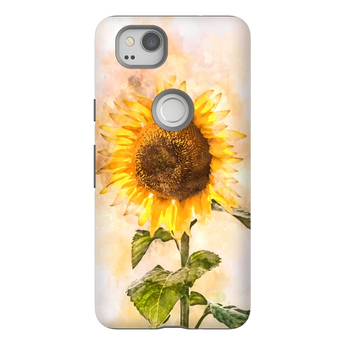 Pixel 2 StrongFit Summer Sunflower by Creativeaxle