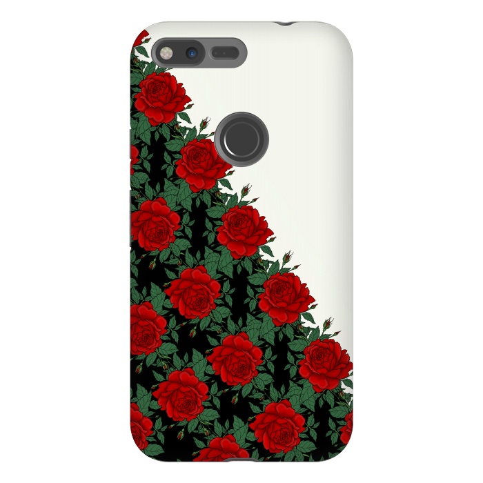 Pixel XL StrongFit Red roses pattern by Jms
