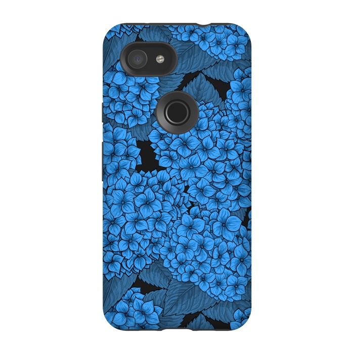 Pixel 3A StrongFit Blue hydrangea by Katerina Kirilova