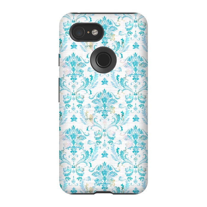 Pixel 3 StrongFit Demure Damask by gingerlique