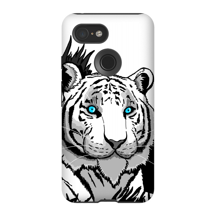 Pixel 3 StrongFit The white tiger by Steve Wade (Swade)