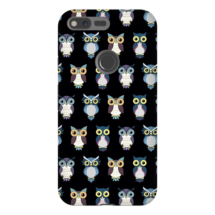 Pixel XL StrongFit Owls pattern by Laura Nagel