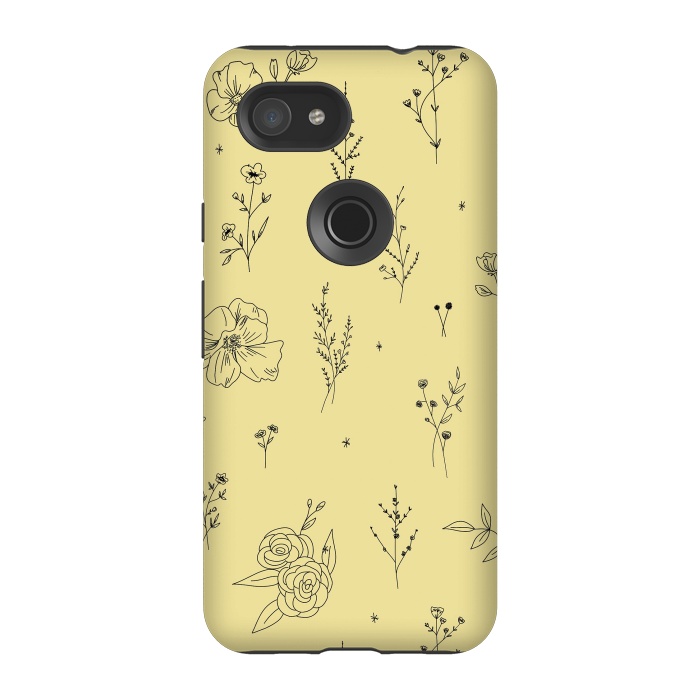 Pixel 3A StrongFit Flowers & Wildflowers by Anis Illustration