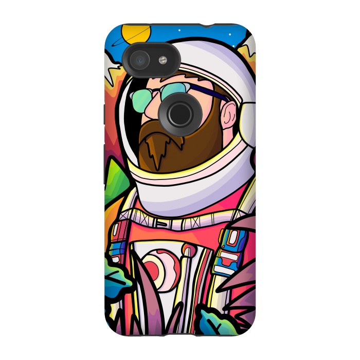 Pixel 3A StrongFit The astronaut explorer by Steve Wade (Swade)