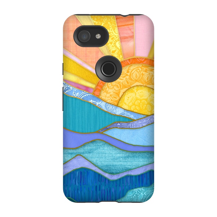 Pixel 3A StrongFit Sweet Sunset by Micklyn Le Feuvre