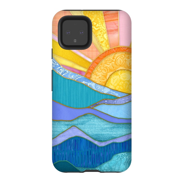 Pixel 4 StrongFit Sweet Sunset by Micklyn Le Feuvre