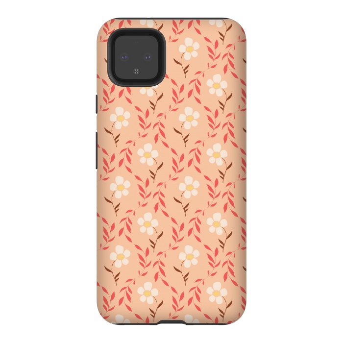 Pixel 4XL StrongFit Effloresce - Peach by Melissa Lee