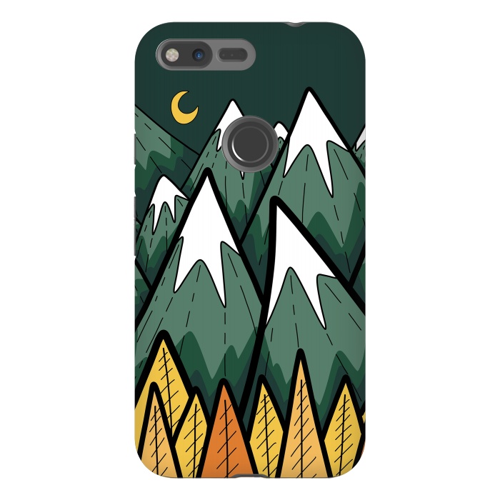 Pixel XL StrongFit The green autumn peaks by Steve Wade (Swade)