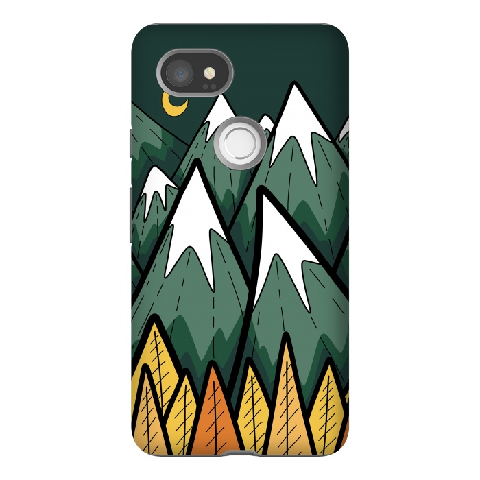 Pixel 2XL StrongFit The green autumn peaks by Steve Wade (Swade)