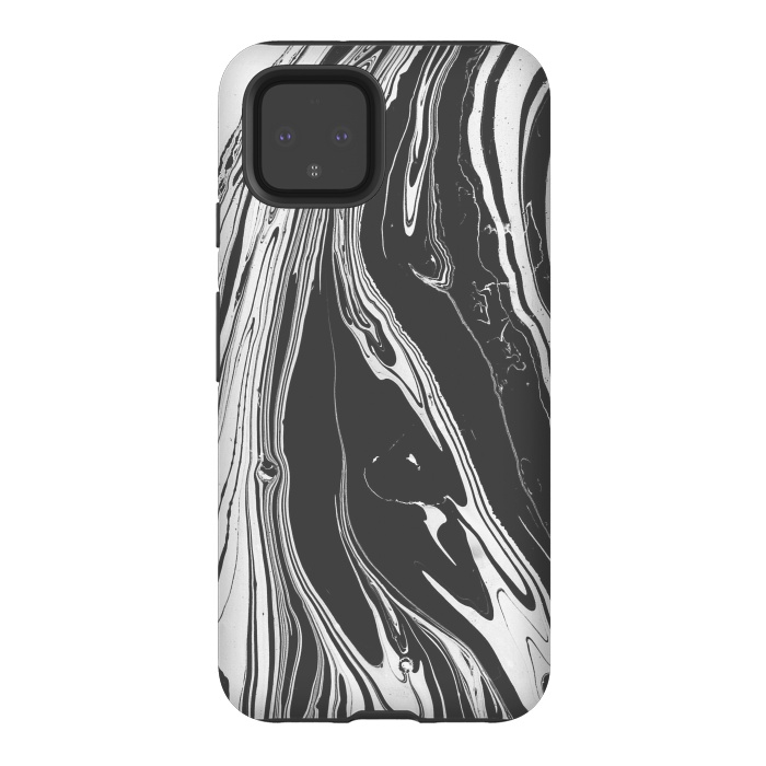Pixel 4 StrongFit bw marble x by haroulita