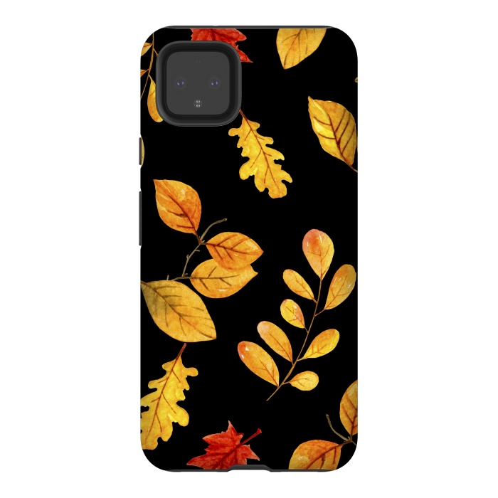 Pixel 4XL StrongFit fall leaves x by haroulita