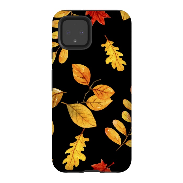 Pixel 4 StrongFit fall leaves x by haroulita