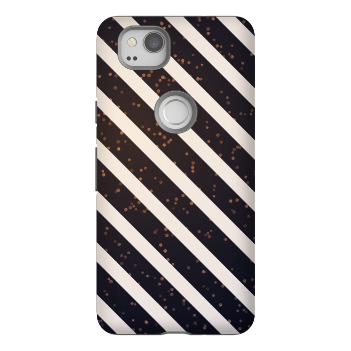 Pixel 2 StrongFit silver border lines 2 by MALLIKA
