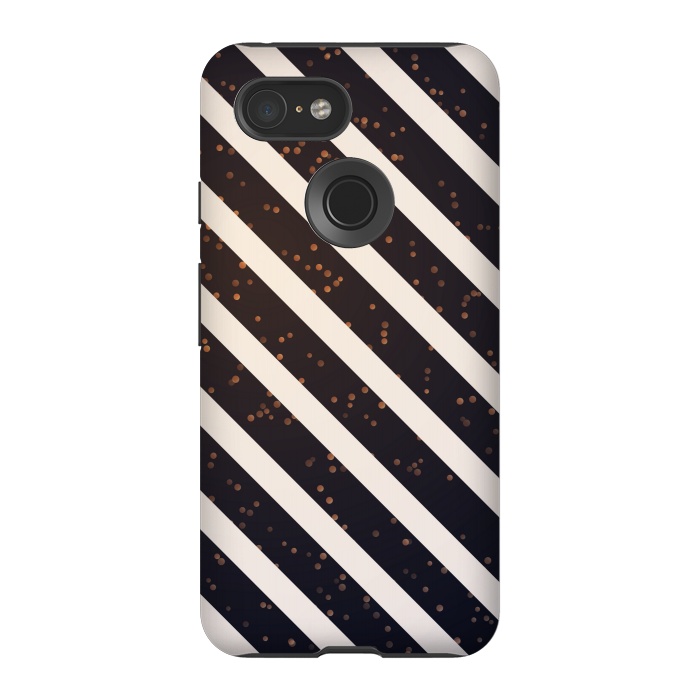Pixel 3 StrongFit silver border lines 2 by MALLIKA