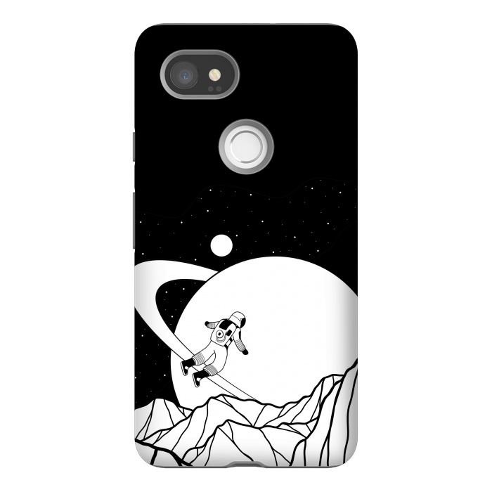 Pixel 2XL StrongFit Space walk (black and white) by Steve Wade (Swade)