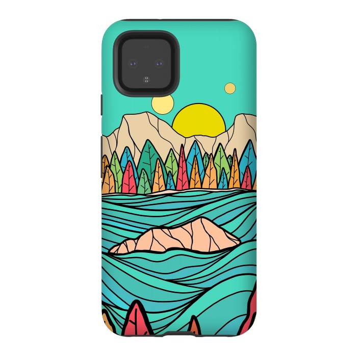 Pixel 4 StrongFit The autumn lake by Steve Wade (Swade)