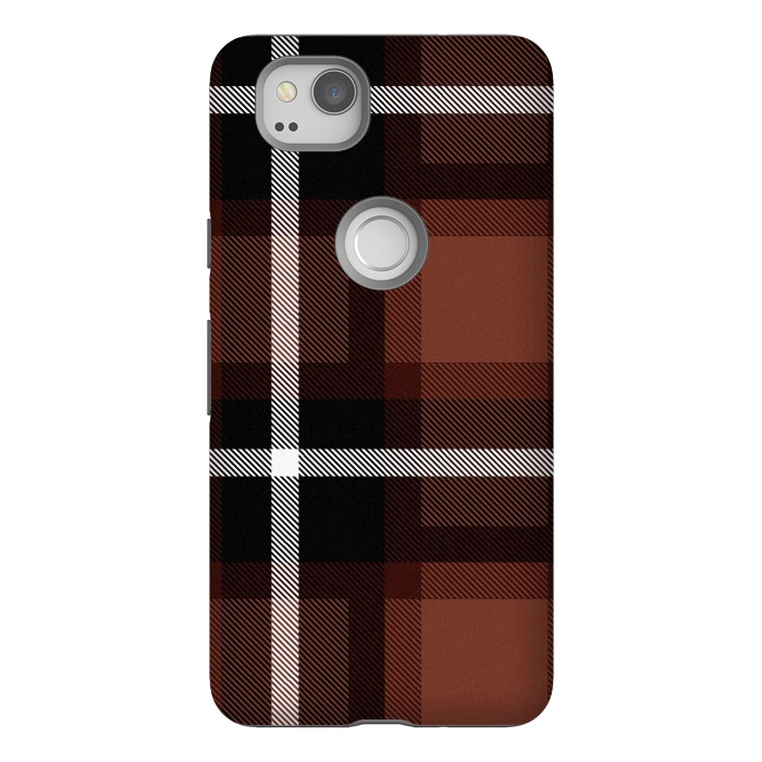 Pixel 2 StrongFit Autumn Foliage Plaid by TMSarts