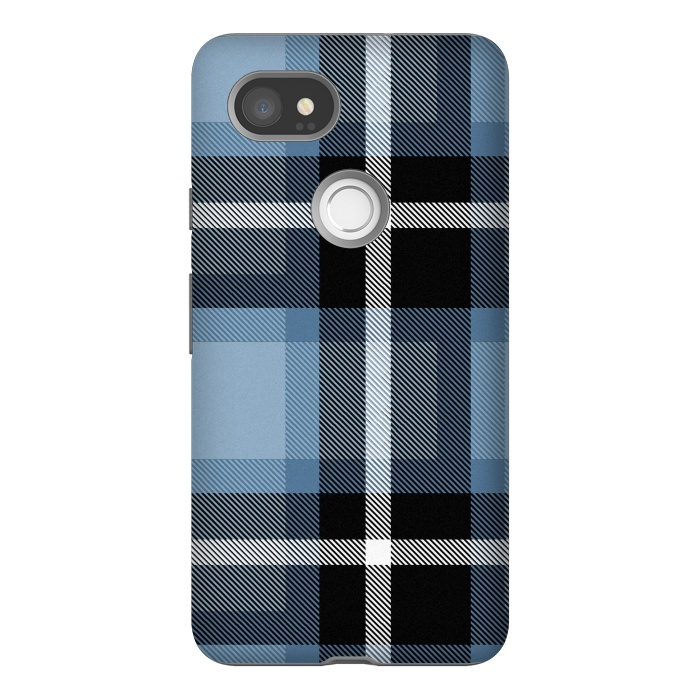 Pixel 2XL StrongFit Mist Scottish Plaid by TMSarts