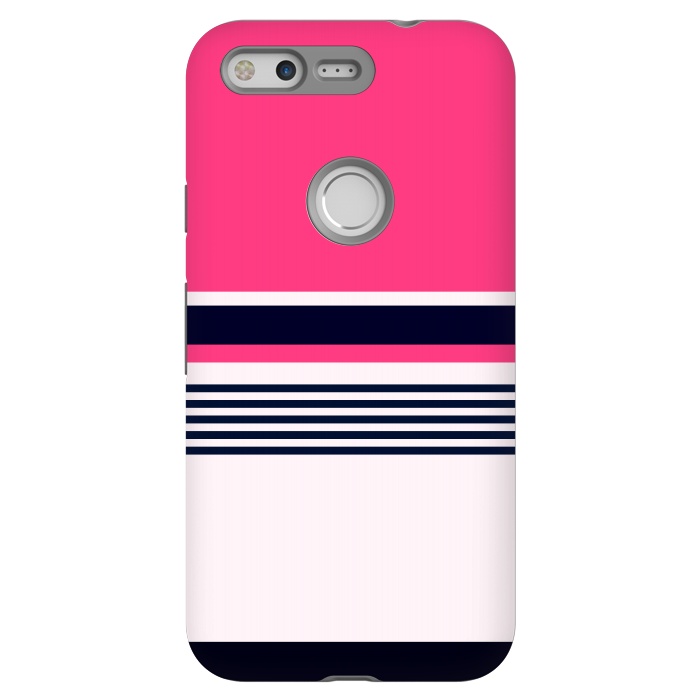 Pixel StrongFit Pink Pastel Stripes by TMSarts