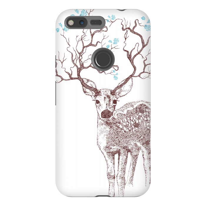Pixel XL StrongFit Forest Deer by Rose Halsey