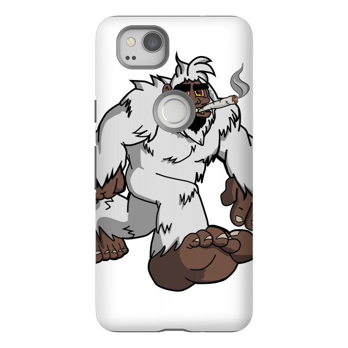 Pixel 2 StrongFit Chillin' Yeti by Area51 Designs