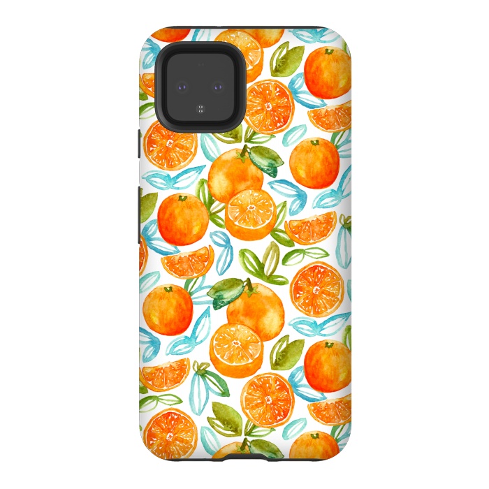 Pixel 4 StrongFit Oranges  by Tigatiga