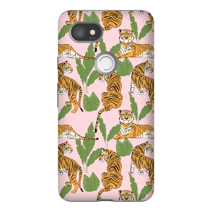 Pixel 2XL StrongFit Tiger Pattern, 008 by Jelena Obradovic