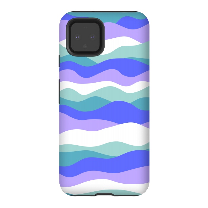 Pixel 4 StrongFit Blue waves by Martina