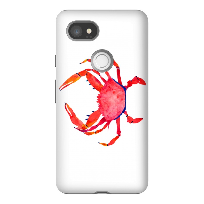 Pixel 2XL StrongFit Red Crab by Amaya Brydon