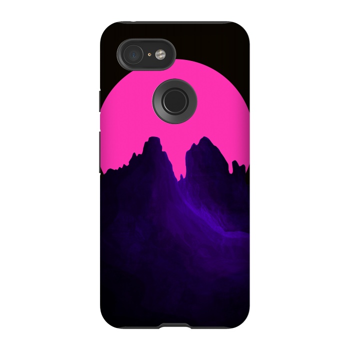 Pixel 3 StrongFit The great pink moon by Steve Wade (Swade)