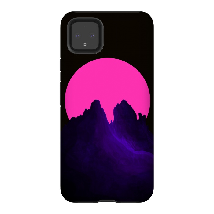 Pixel 4XL StrongFit The great pink moon by Steve Wade (Swade)