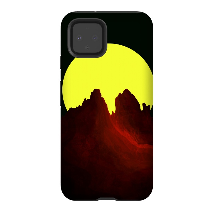 Pixel 4 StrongFit The great yellow moon by Steve Wade (Swade)